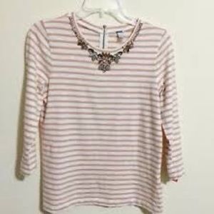 J.Crew necklace collar top